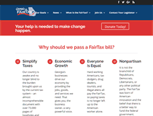Tablet Screenshot of gafairtax.org